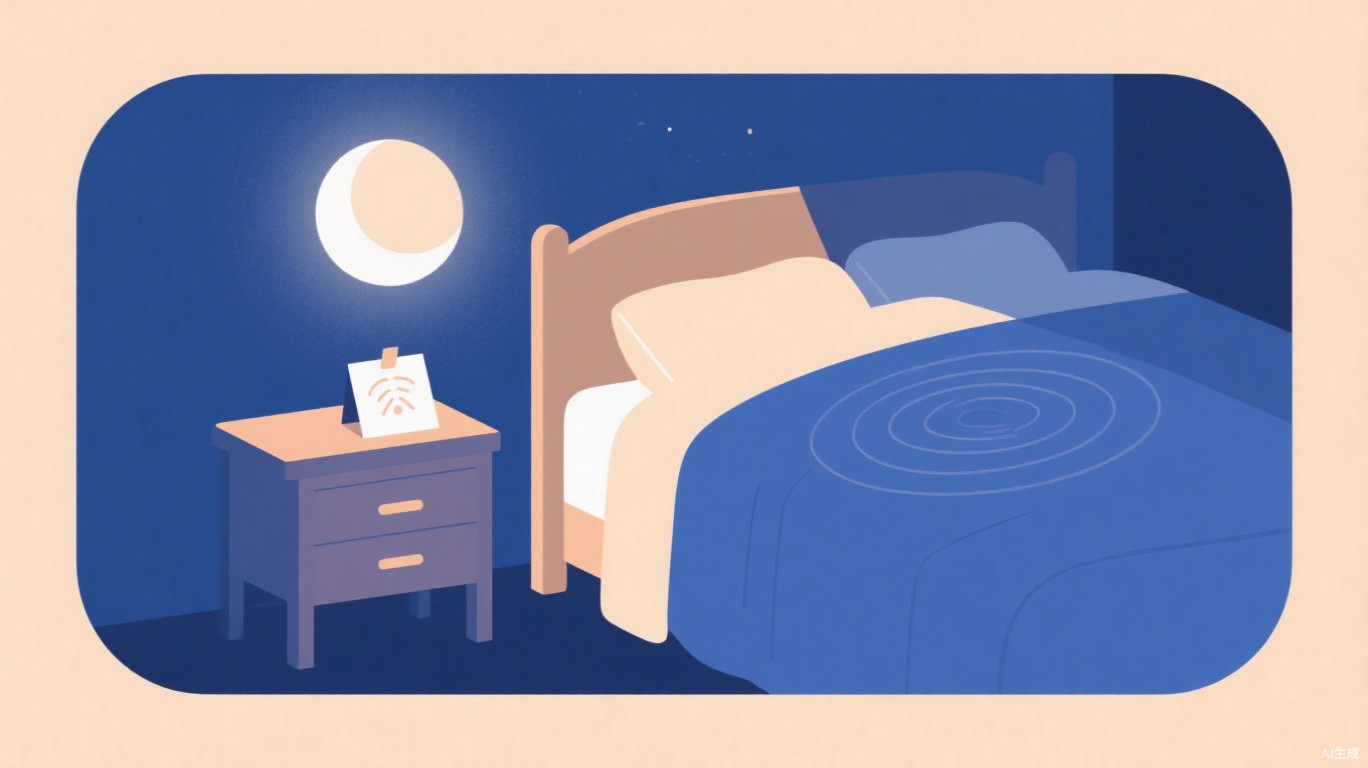 睡眠健康主题概念图